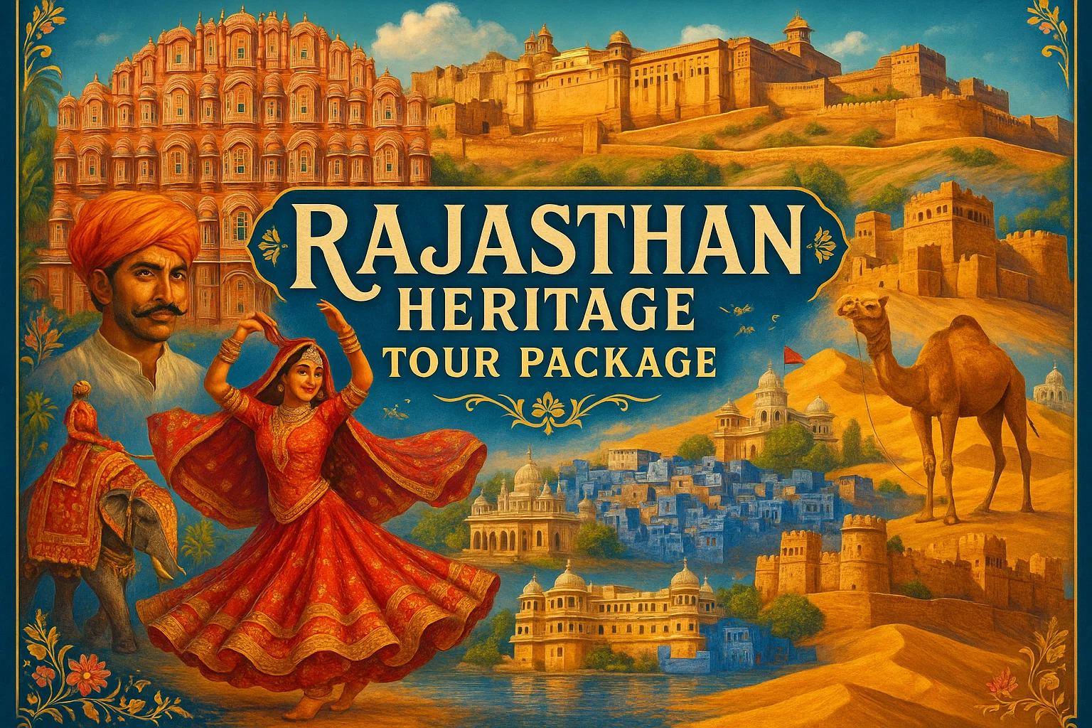 Rajasthan Heritage Tour Package - Explore Forts, Palaces, Culture